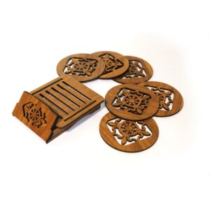 زیرلیوانی 6 تایی با استند